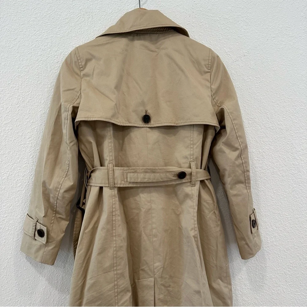 BANANA REPUBLIC trench coat SzS - Picture 10 of 11